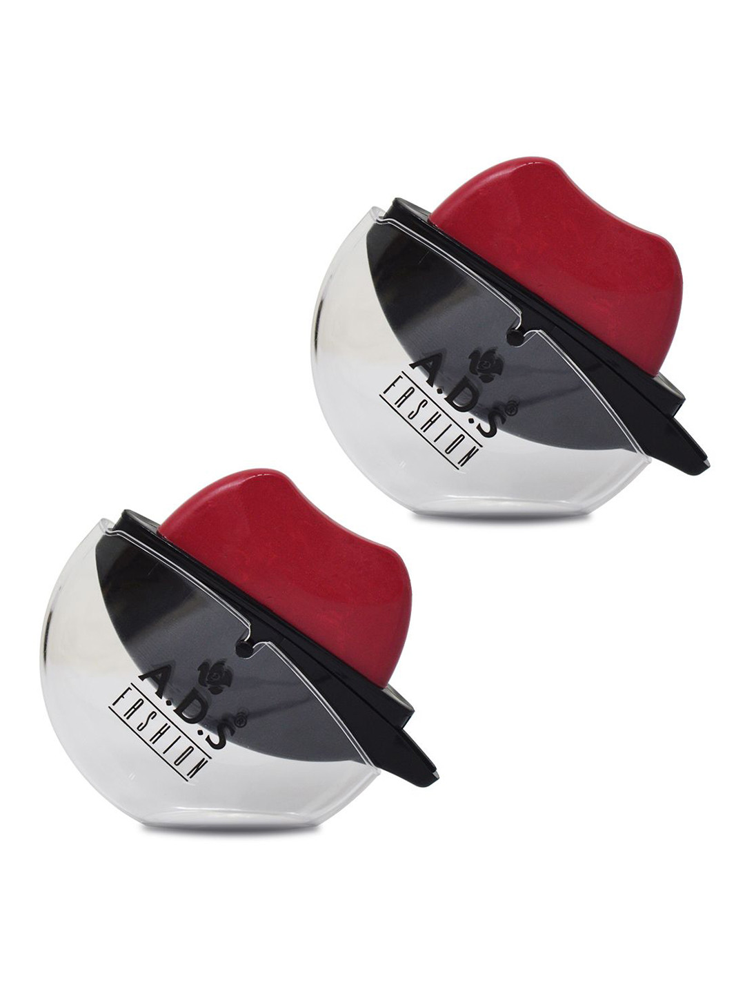 A.D.S Set Of 2 Lip Shape Apple Design Long Lasting Lipstick - 10 gm - Rose Gold - 12