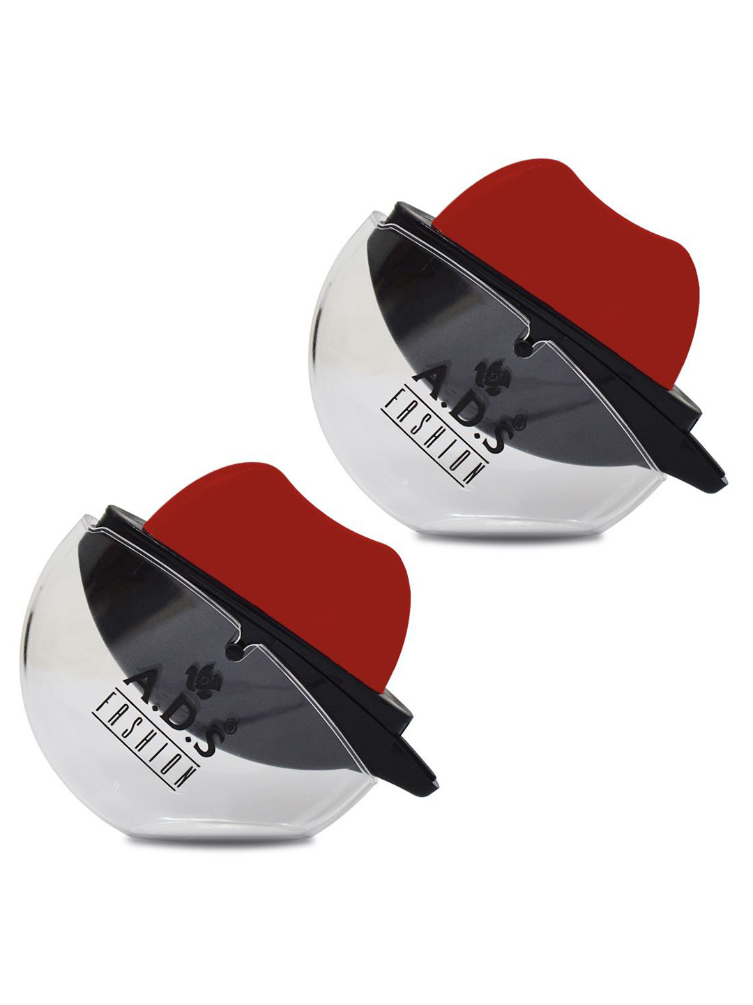 A.D.S Set Of 2 Lip Shape Apple Design Long Lasting Lipstick-10 gm Each- Cranberry Red - 09