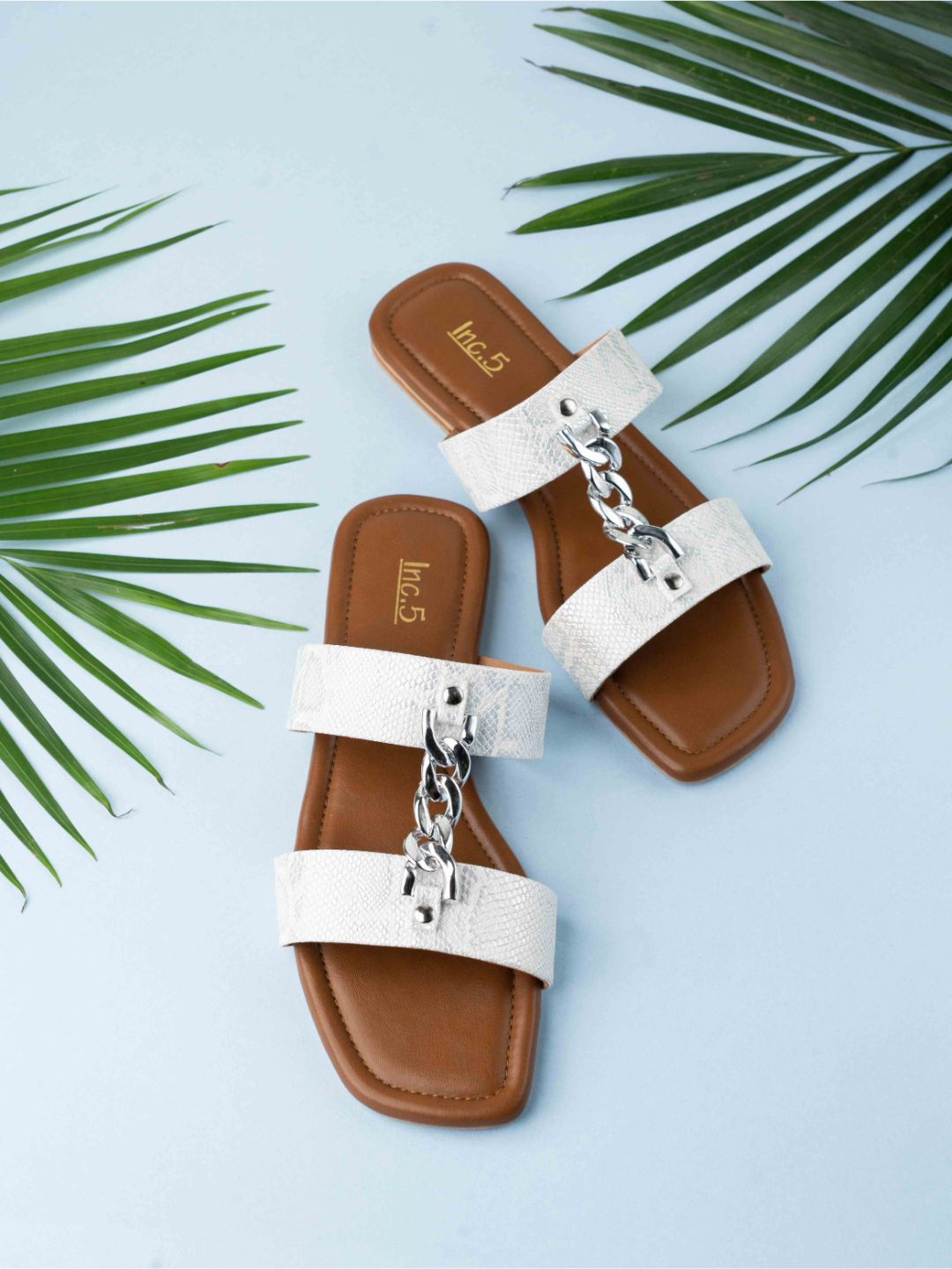 Inc 5 Women Casual Solid Square Flats