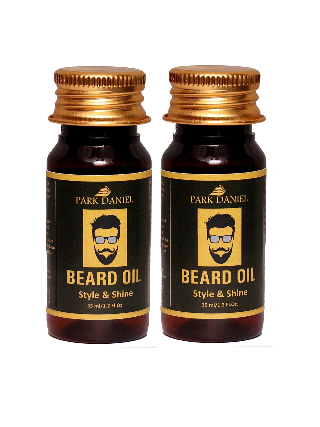 Park Daniel Set Of 2 Style & Shine Beard Oil - 35 ml Each