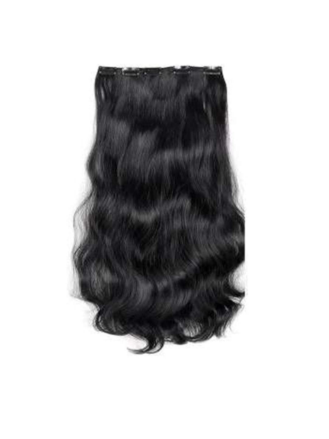 D-Divine Clip-In Curly Locks Hair Extension - Black 24 Inches