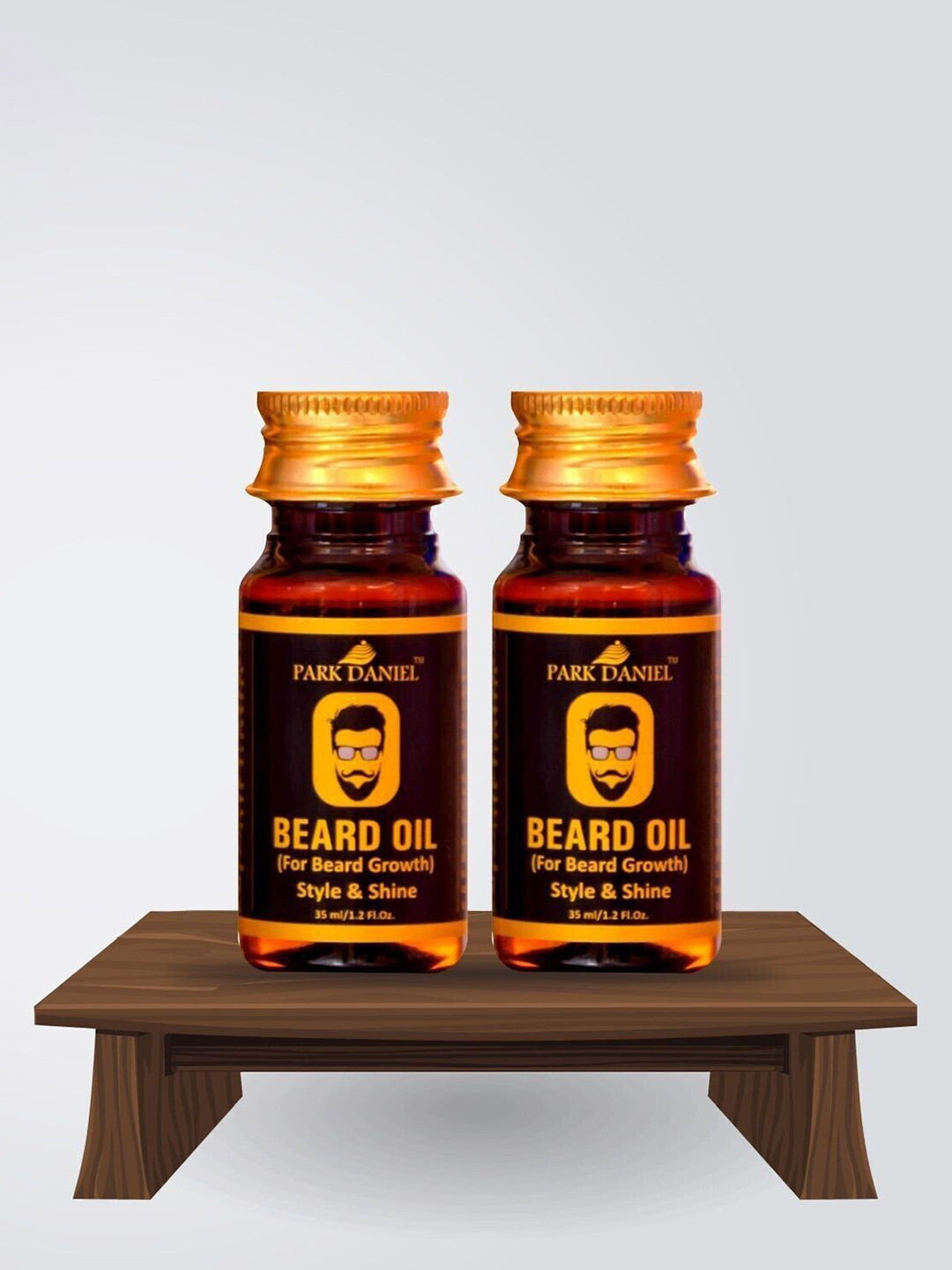Park Daniel Set Of 2 Style & Shine Beard Oil - 35 ml Each