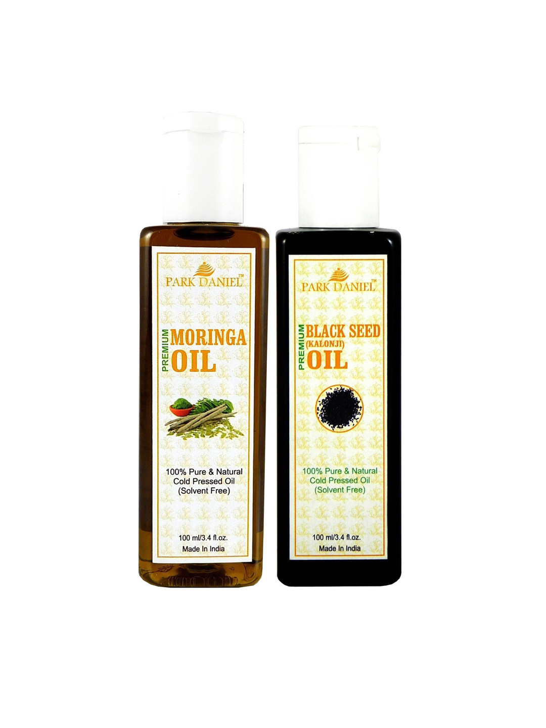 Park Daniel Set Of 2 Premium Moringa & Blackseed Oil - 100 ml Each