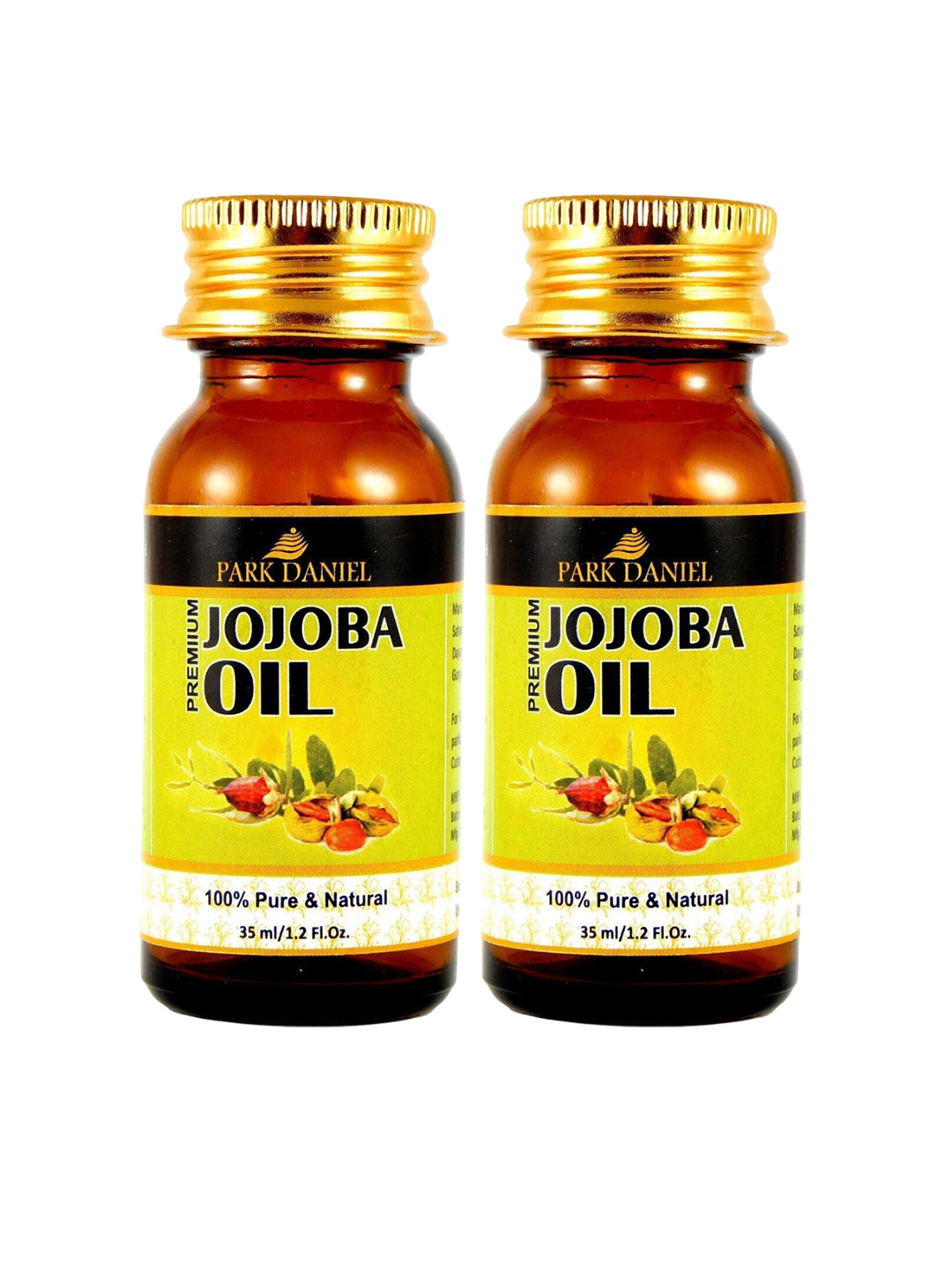 Park Daniel Set Of 2 Pure & Natural Jojoba Oil - 35ml Each