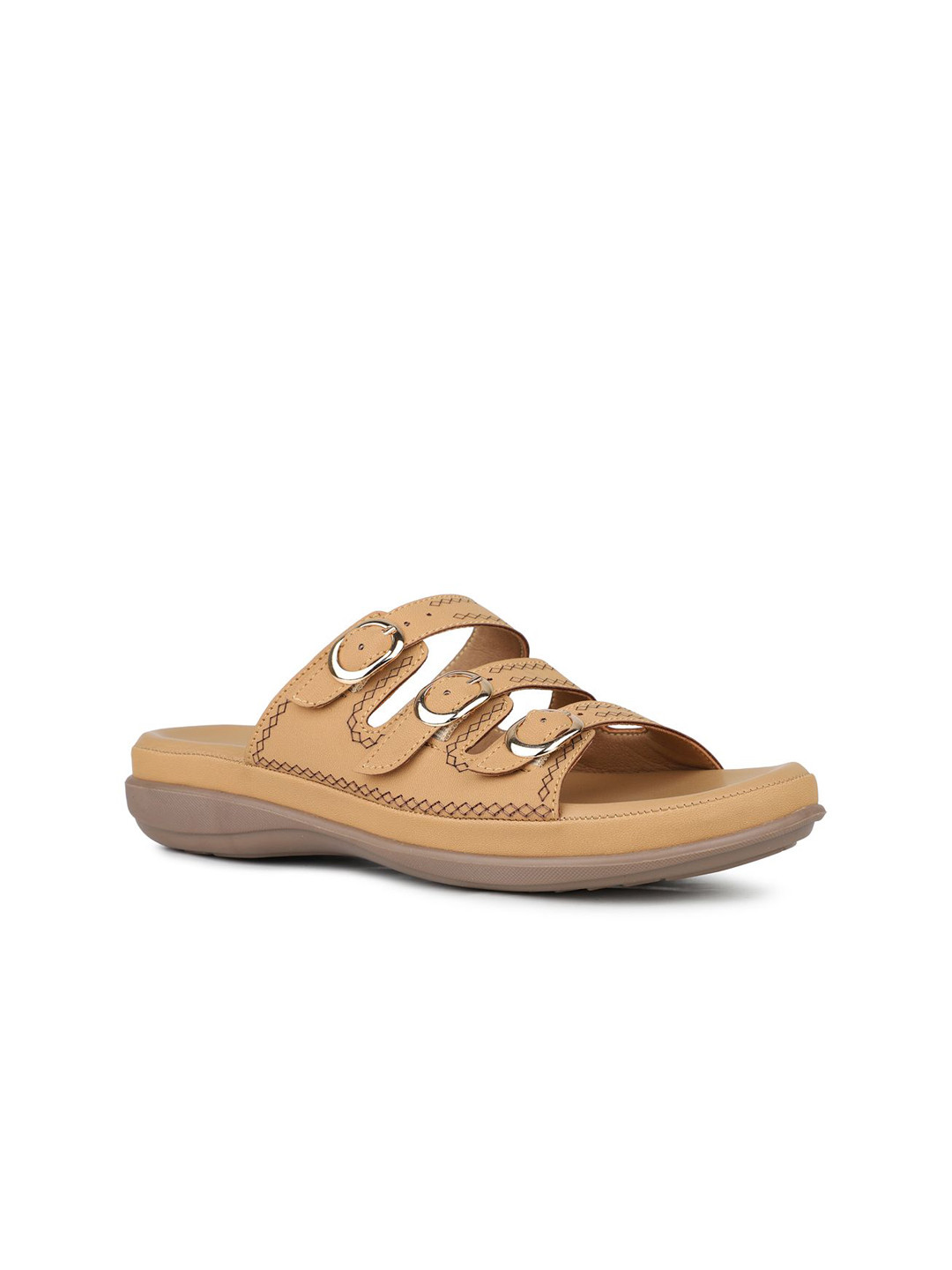 Inc 5 Women Open Toe Casual Slip-On Flats with Buckles