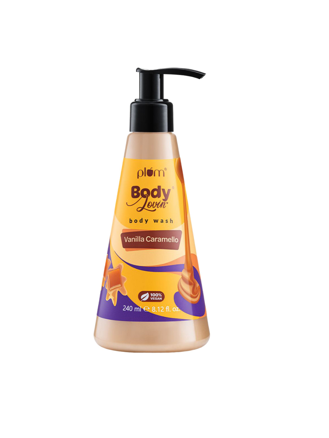 Plum BodyLovin' Vanilla Caramello SLS-Free Body Wash - 240 ml
