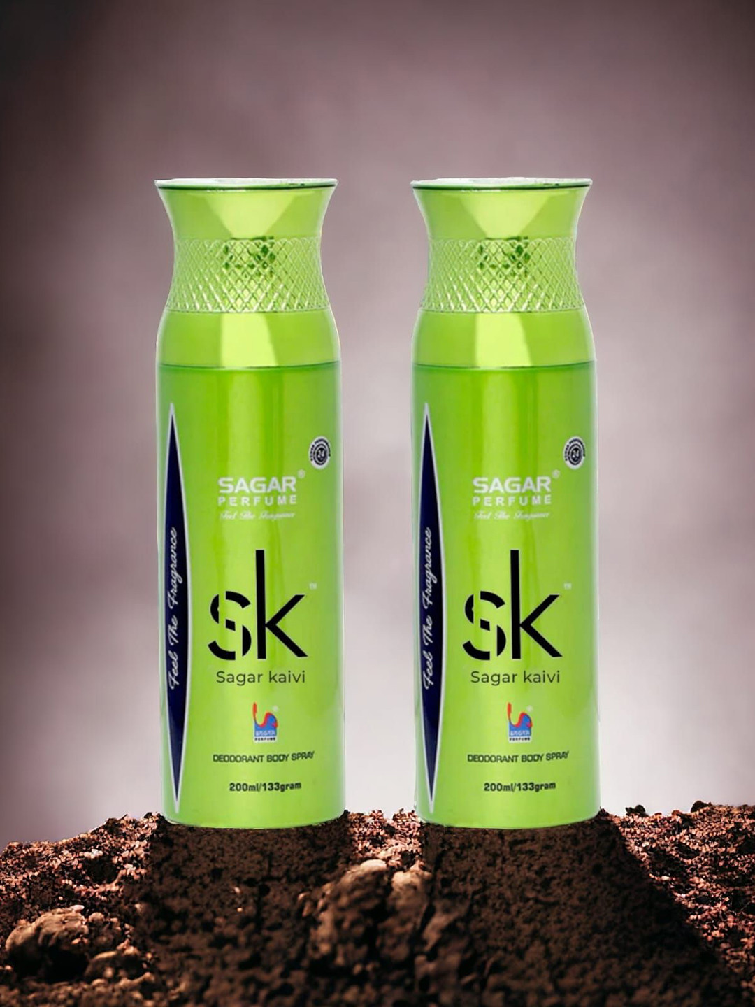 SAGAR PERFUMERY Set Of 2 SK Silent Killer Long Lasting Deodorant - 200 ml Each