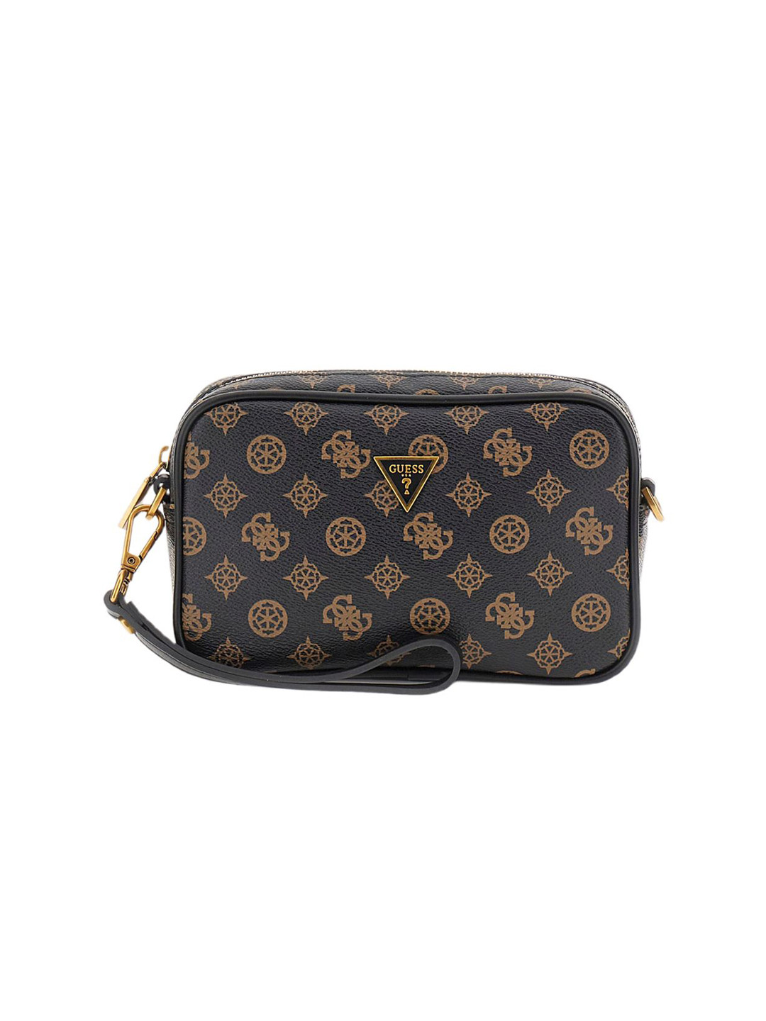 GUESS Black Printed Pouch