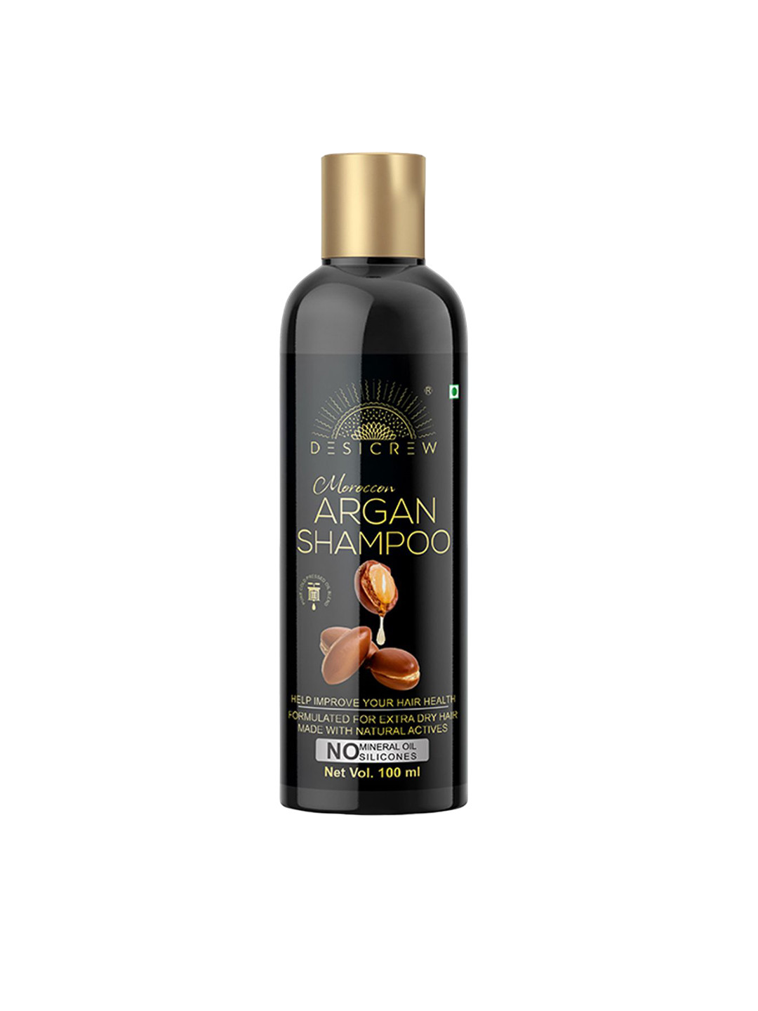 Desi Crew Moroccan Argan Shampoo For Healthy Hair - 100ml