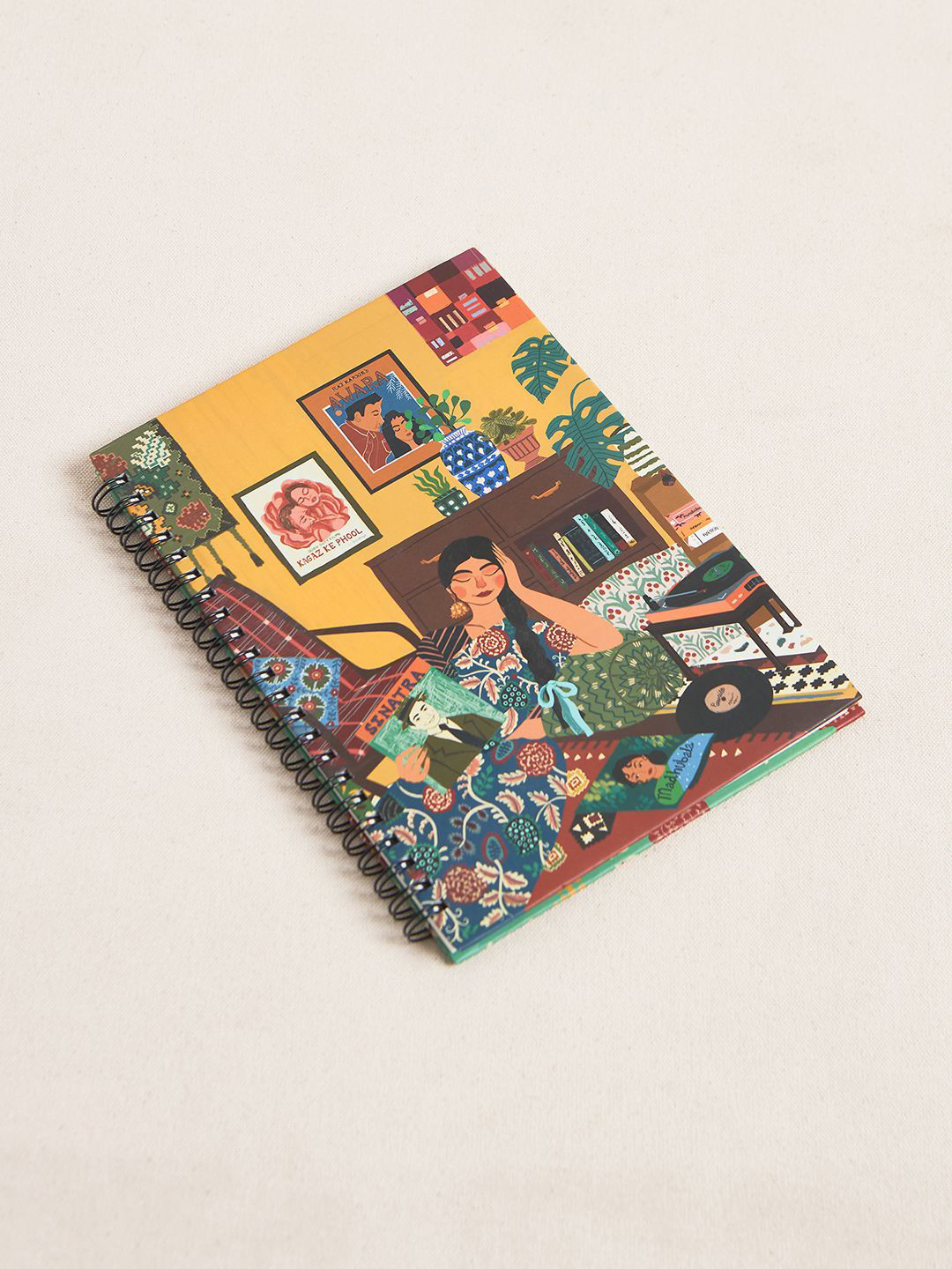Chumbak Self Design Unwind Spiral Notebook