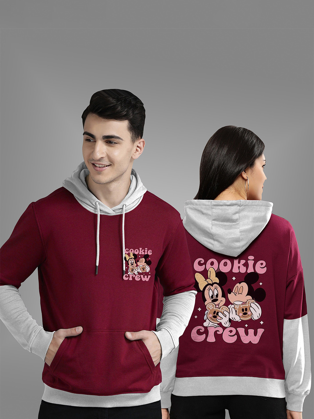 BAESD Unisex Couple Pack Of 2 Sweatshirt