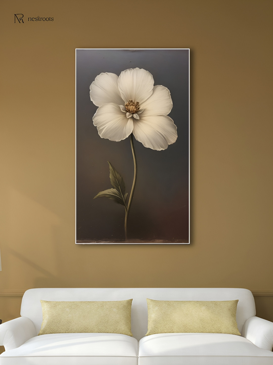 nestroots Canvas Wall Rectangle Paintings Wall Art - 48 x 12 In