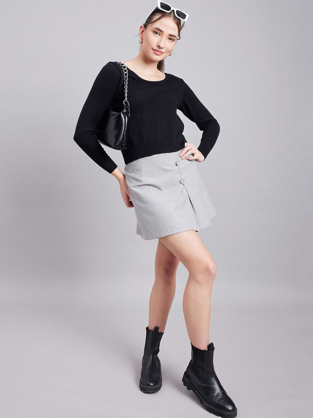 CLAPTON Round Neck Woollen Top