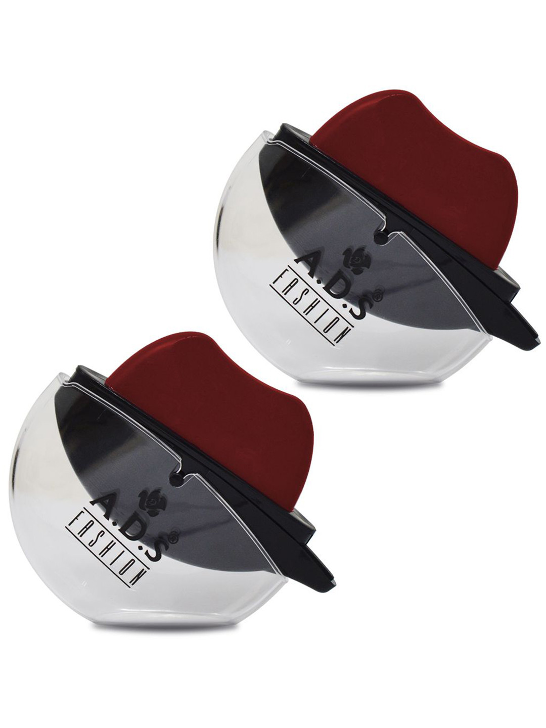 A.D.S Set Of 2 Lip Shape Apple Design Lipstick - 10 gm - Magnetic Mahogany - 02