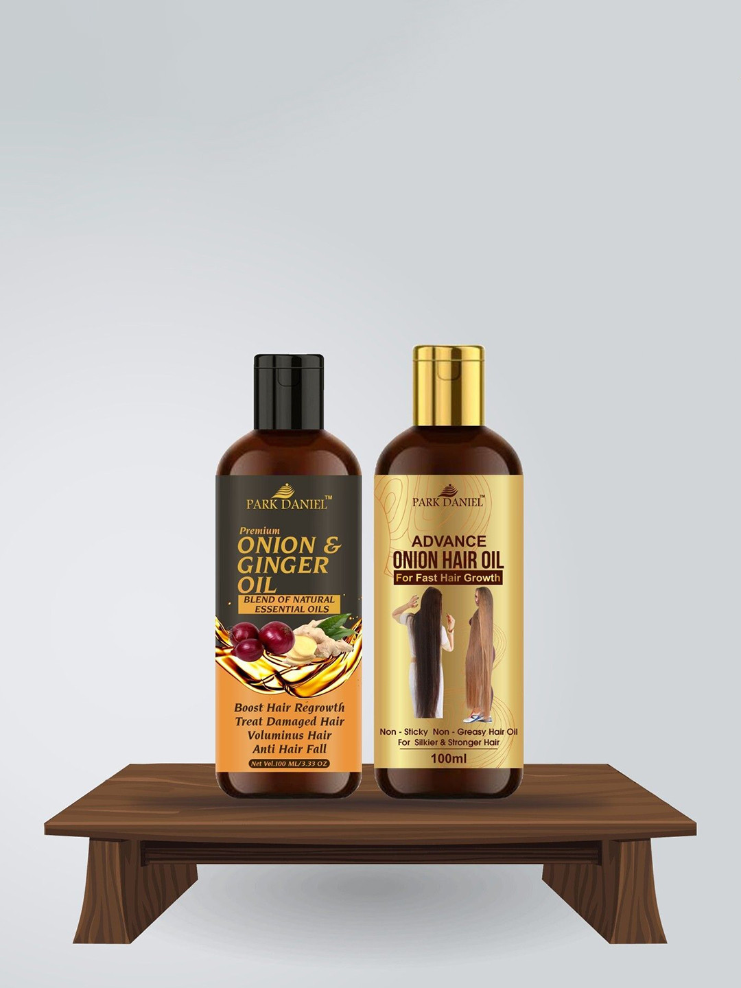 Park Daniel Set Of 2 Onion Ginger & Advance Onion Hair Oil - 100 ml Each