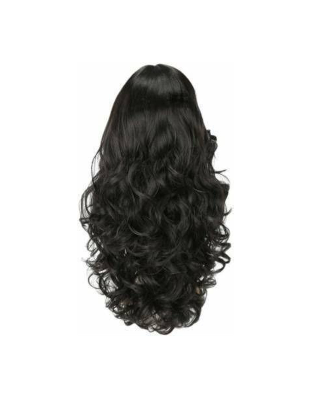 D-Divine Clip-In Curly Locks Synthetic Hair Extension 55.88 cm - Brown