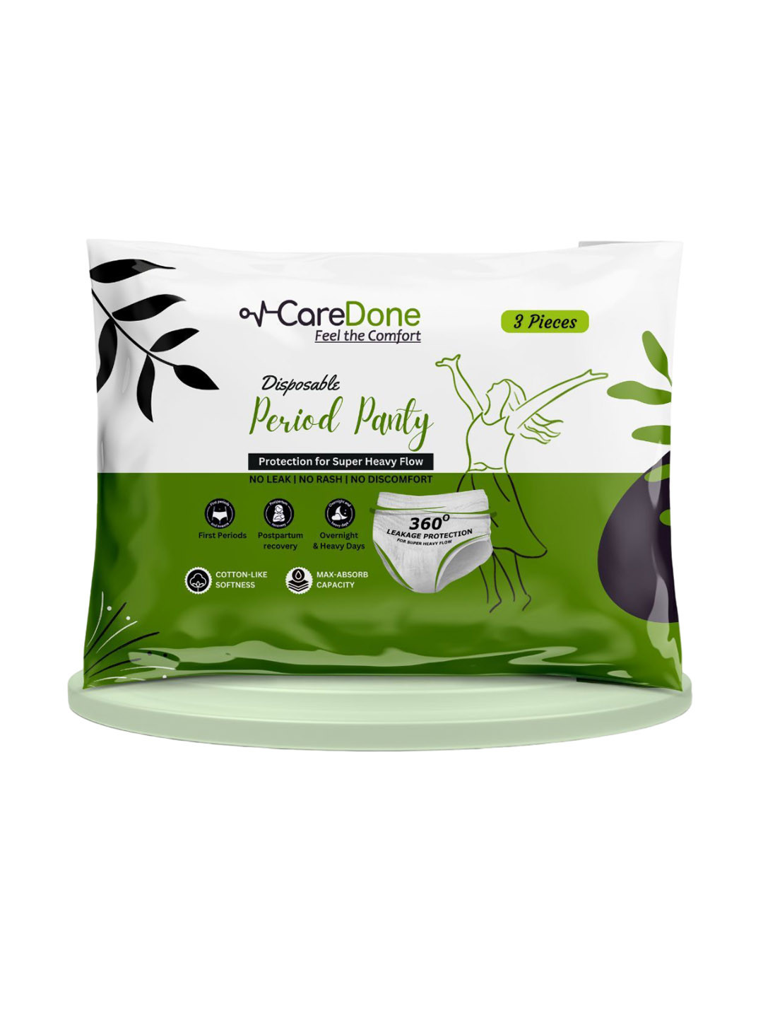 CareDone Feel The Comfort Disposable Period Panty S - 3 Pcs
