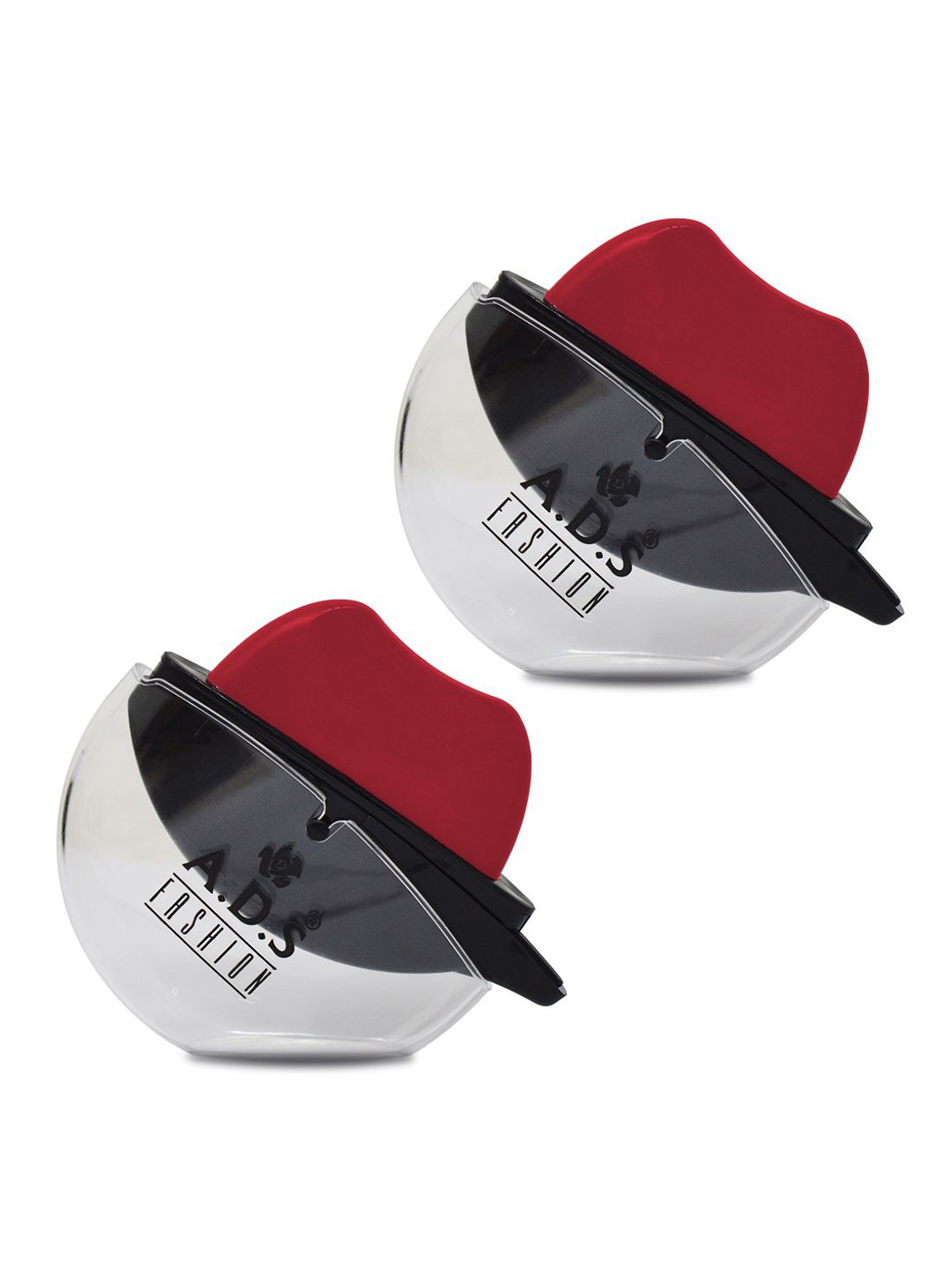 A.D.S Set Of 2 Lip Shape Apple Design Long Lasting Lipstick - 10 gm - Red - 04