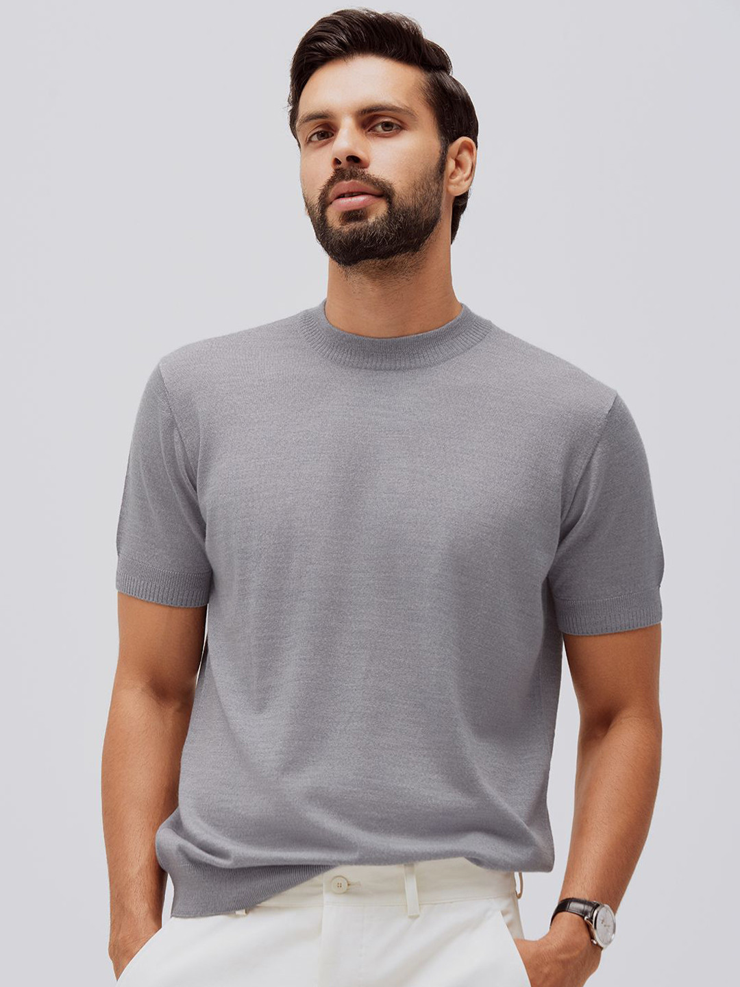 Andamen Men Woollen Pockets T-shirt