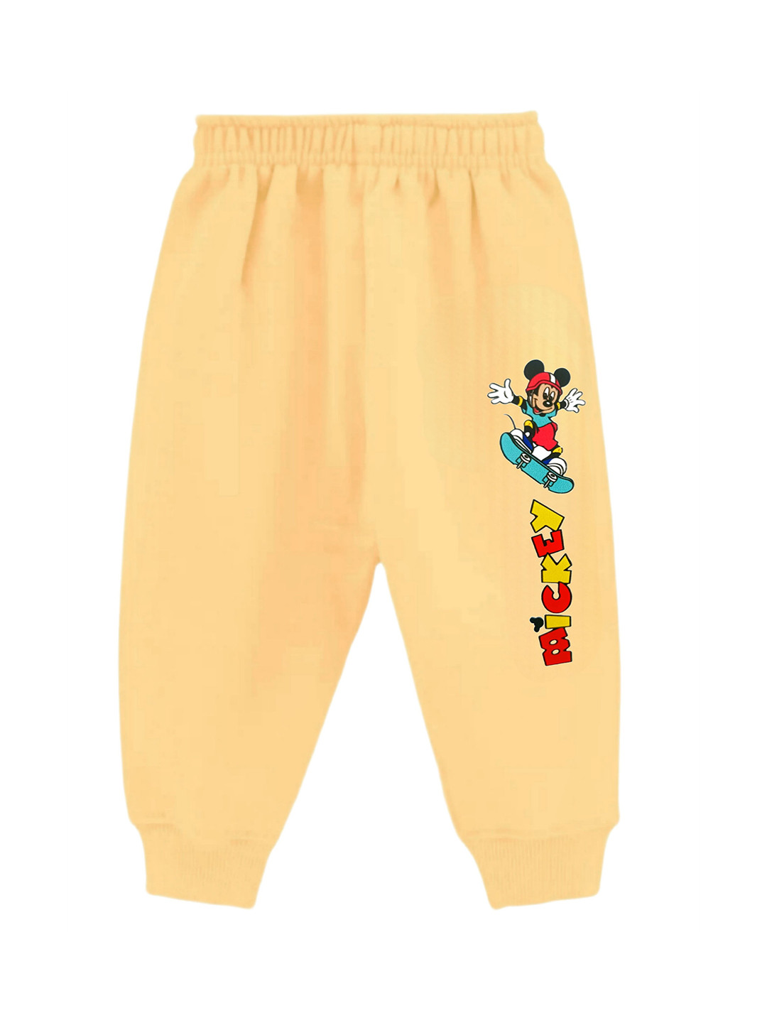 BAESD Kids Pack Of 2 Printed Cotton Mid Rise Cycling Joggers
