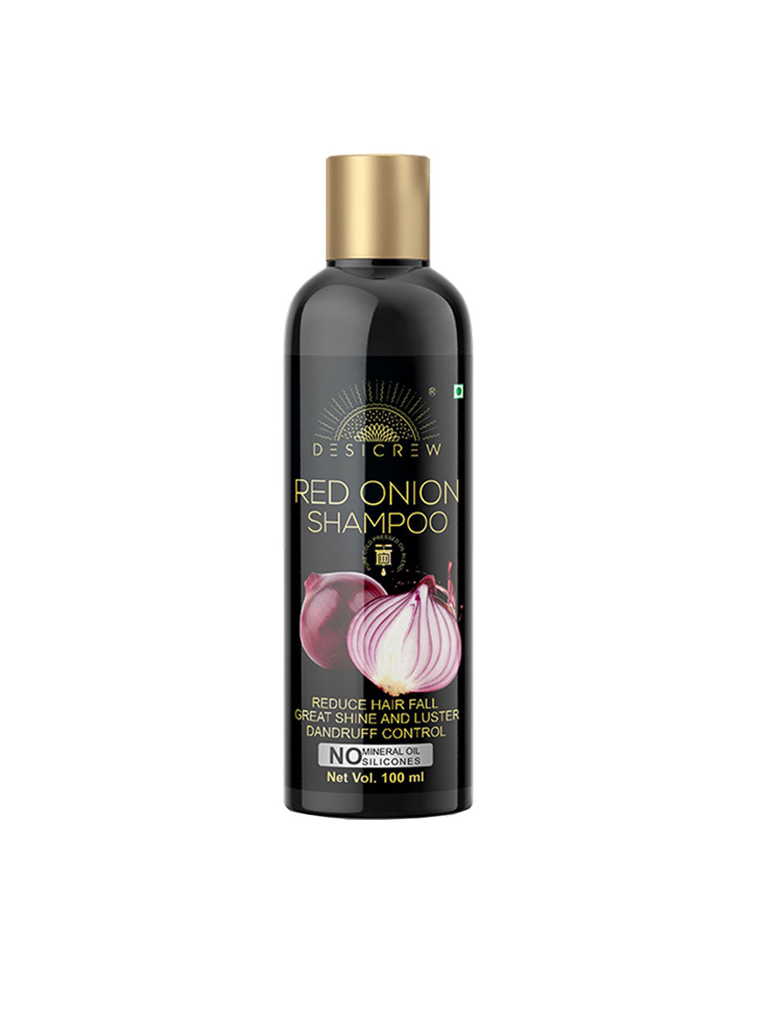 Desi Crew Red Onion Shampoo For Dandruff Control - 100 ml