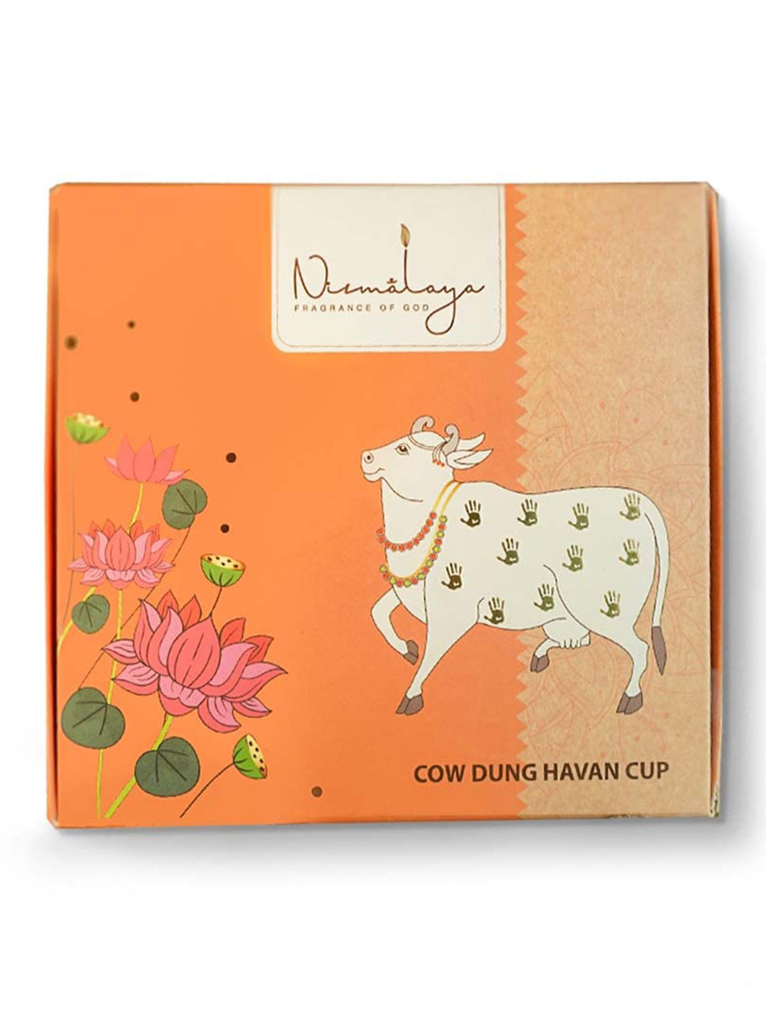 Nirmalaya Brown 15 Pieces Cow Dung Havan Cups