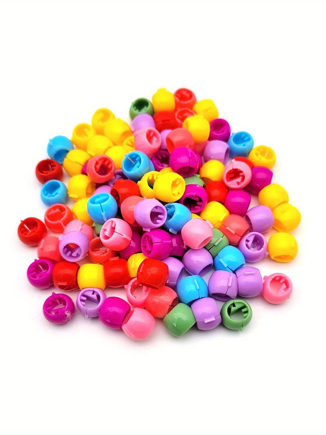 LYTIX Girls Set Of 20 Vibrant Mini Hair Claw Clips - Assorted