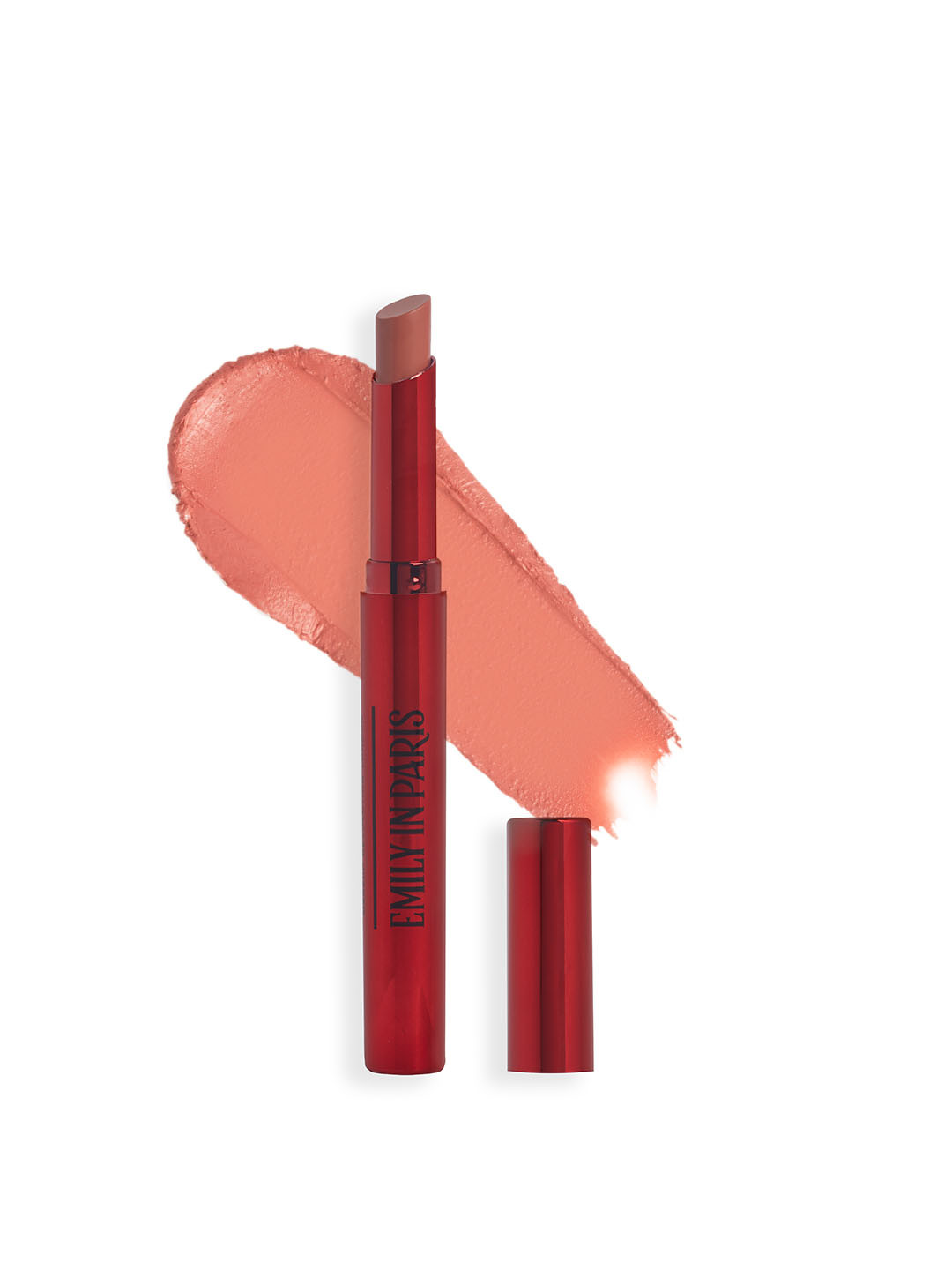 Makeup Revolution London X Emily In Paris Just A Kiss Cream Lipstick - Mindy Taupe Nude