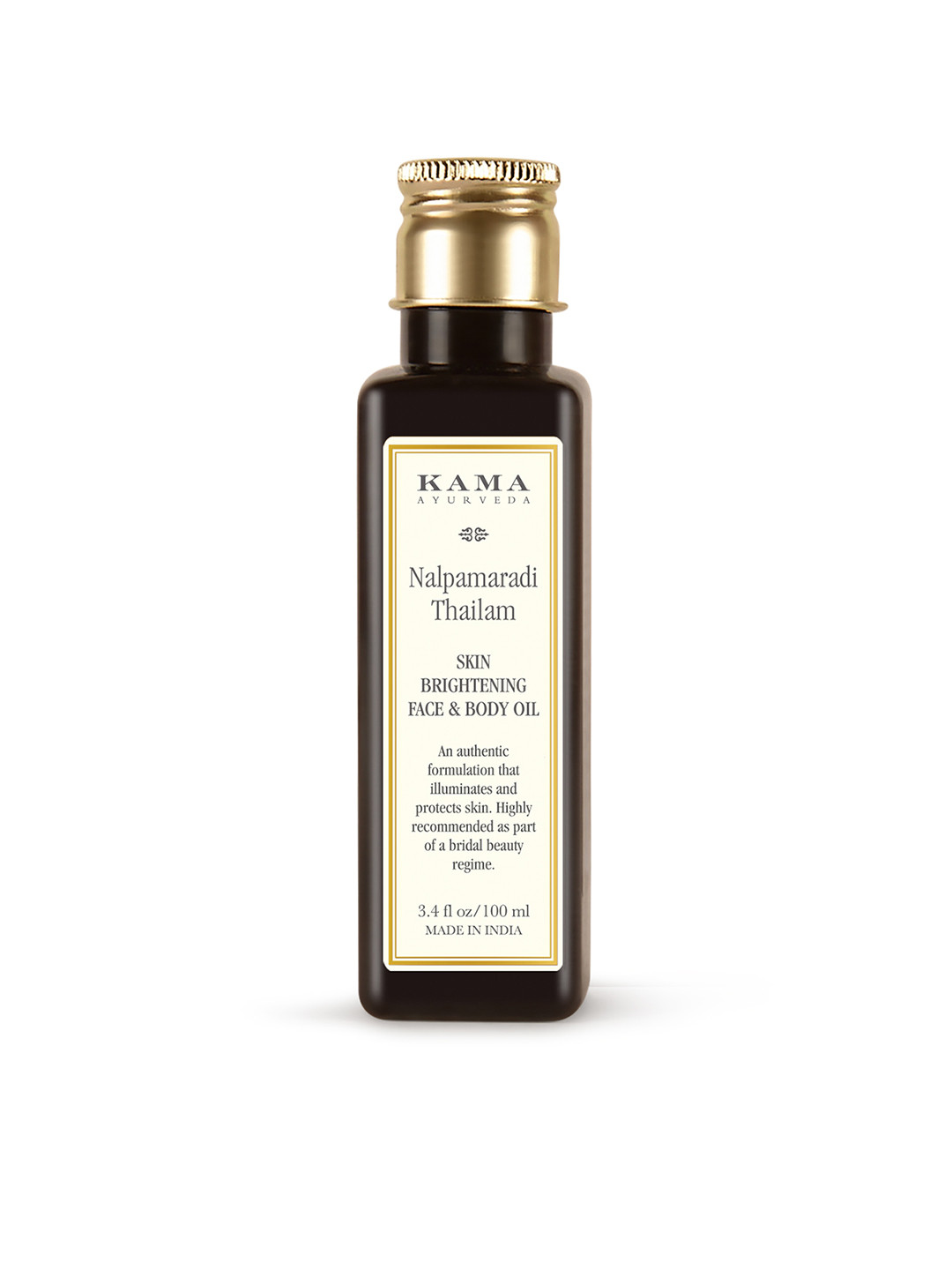 KAMA AYURVEDA Nalpamaradi Thailam Skin Brightening Treatment  Body Oil 100 ml