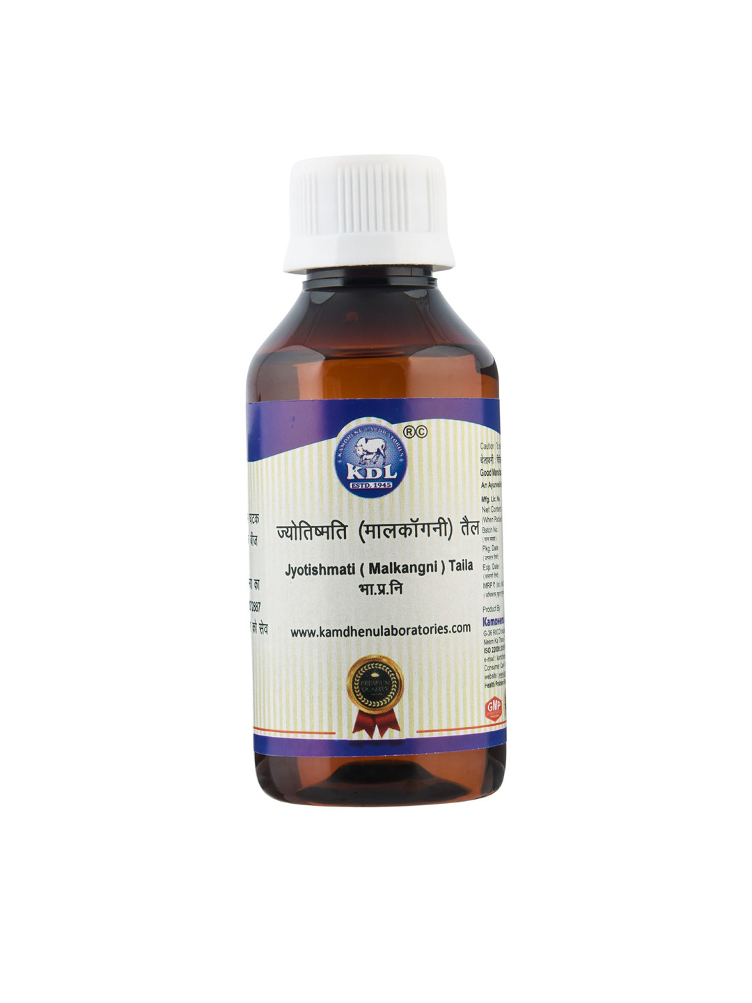 Kamdhenu Laboratories Jyotishmati Malkangani Taila- 50 ml