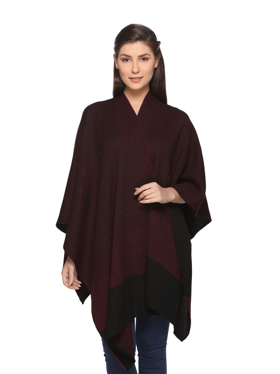 MONTREX V-Neck Open Front Shrug