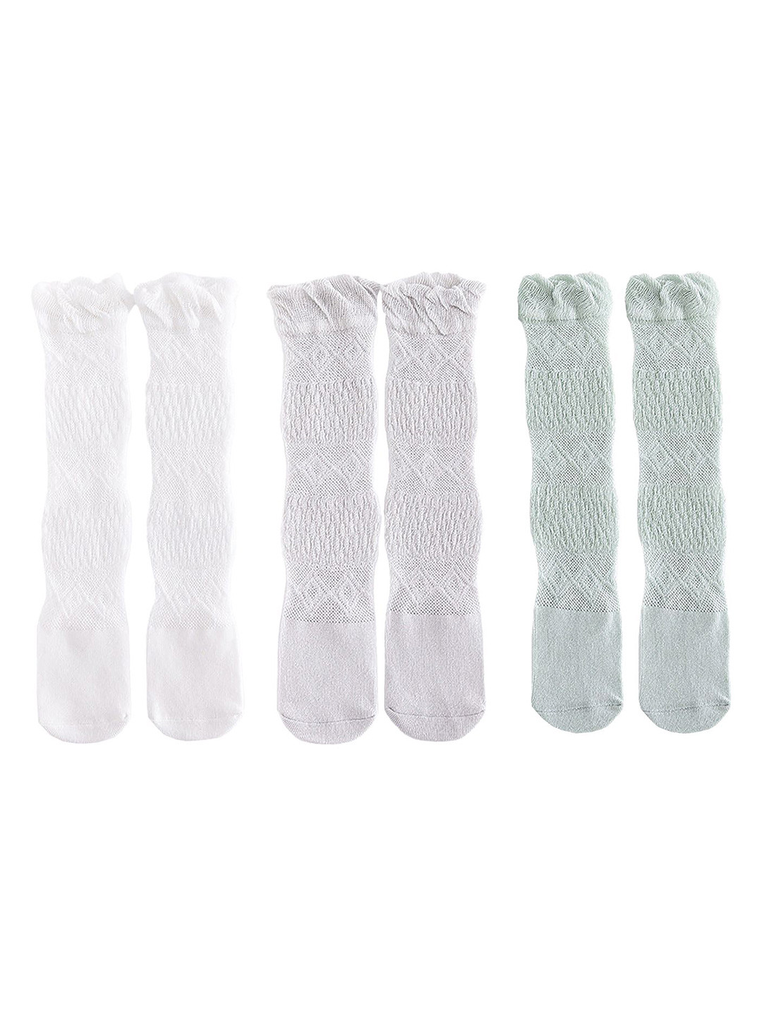 SYGA Infant Pack Of 3 Cotton Knee-High Socks