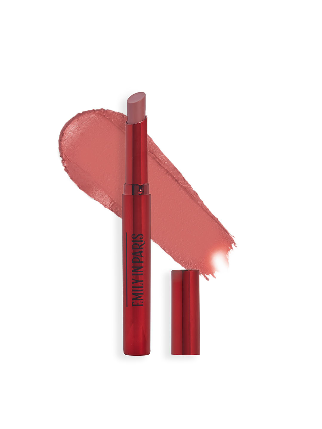 Makeup Revolution London X Emily In Paris Just A Kiss Cream Lipstick - Camille Pink Nude