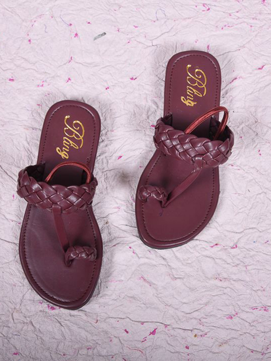 Bling footwears Boys PU One Toe Comfort Sandals