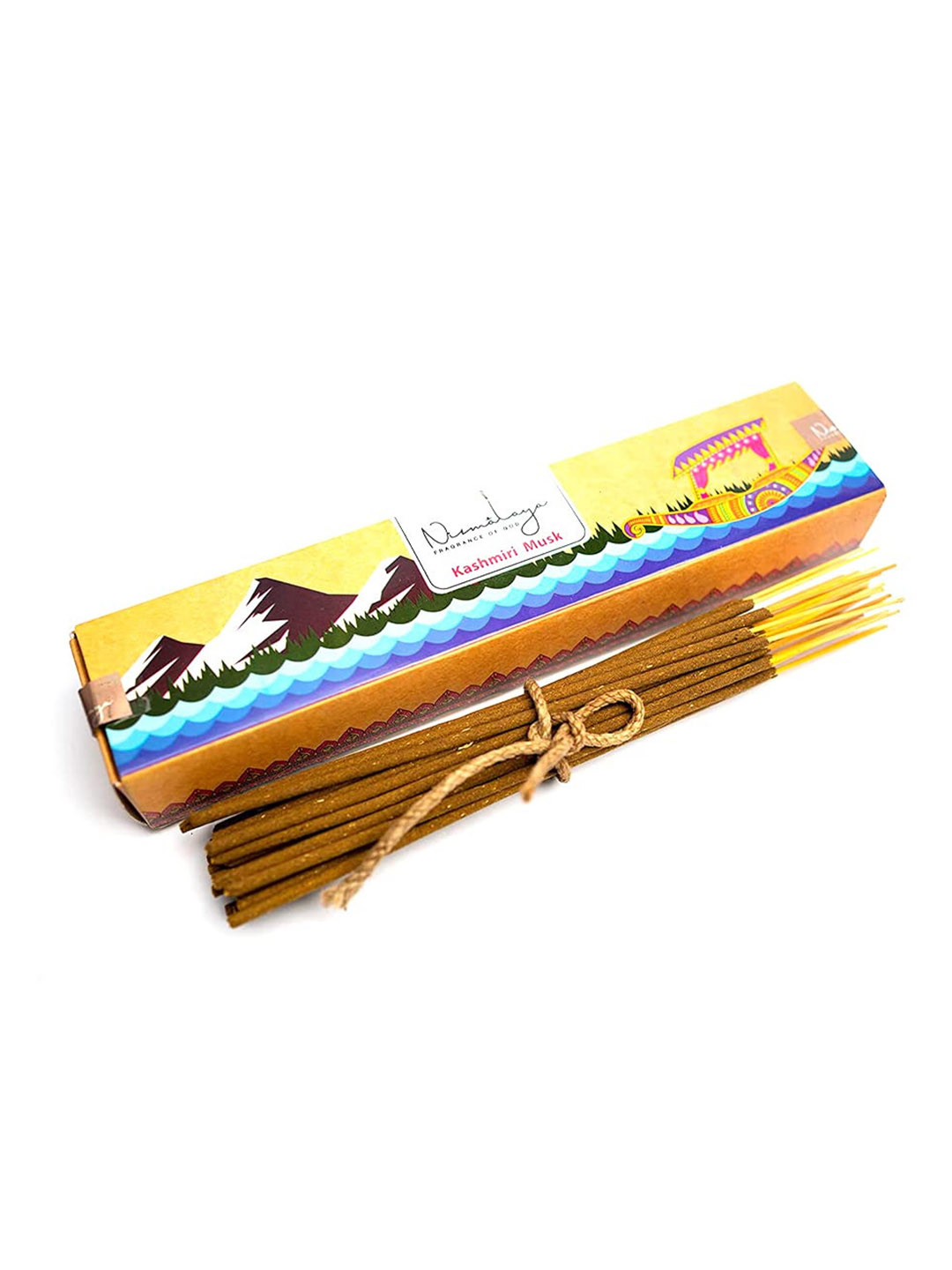 Nirmalaya Brown 40 Pieces Kashmiri Musk Incense Stick Agarbatti