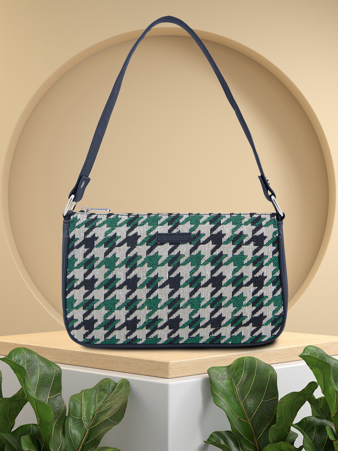 Caprese Madina Women Green Medium Hobo Bag