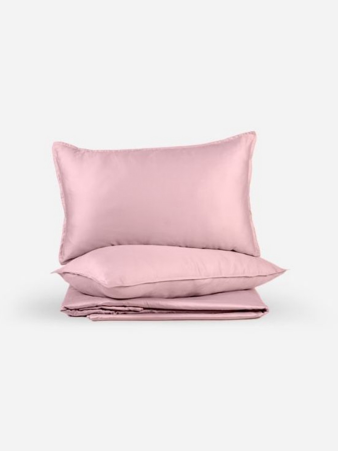 Zarf Pink Egyptian Cotton Skin-Friendly 350 TC King Superfine Bedsheet with 2 Pillow Covers-108 x 108 inches