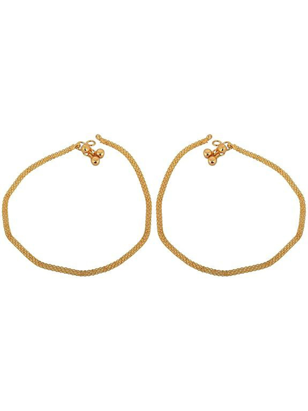 MEMOIR Gold-Plated Plain and Sober Anklet