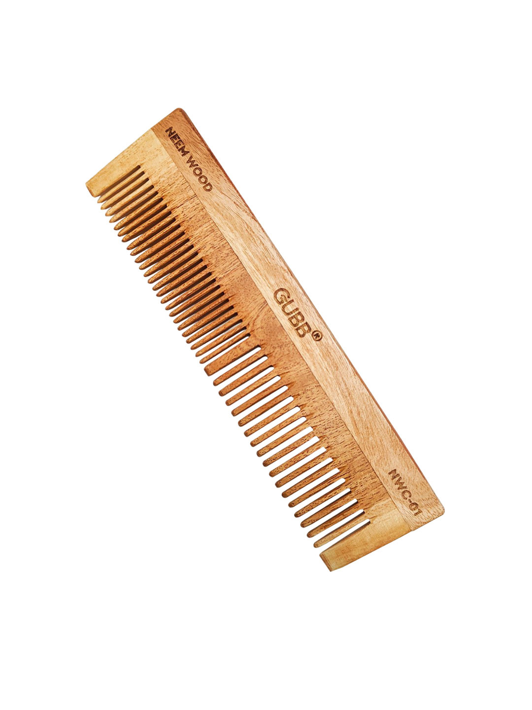 GUBB All Purpose Neem Comb - Brown