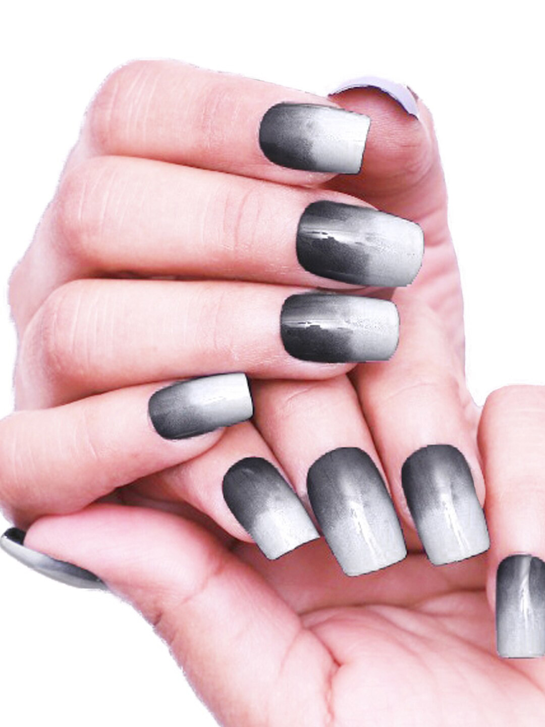 Secret Lives 24 Pcs Shades Of Green False Nails - Green