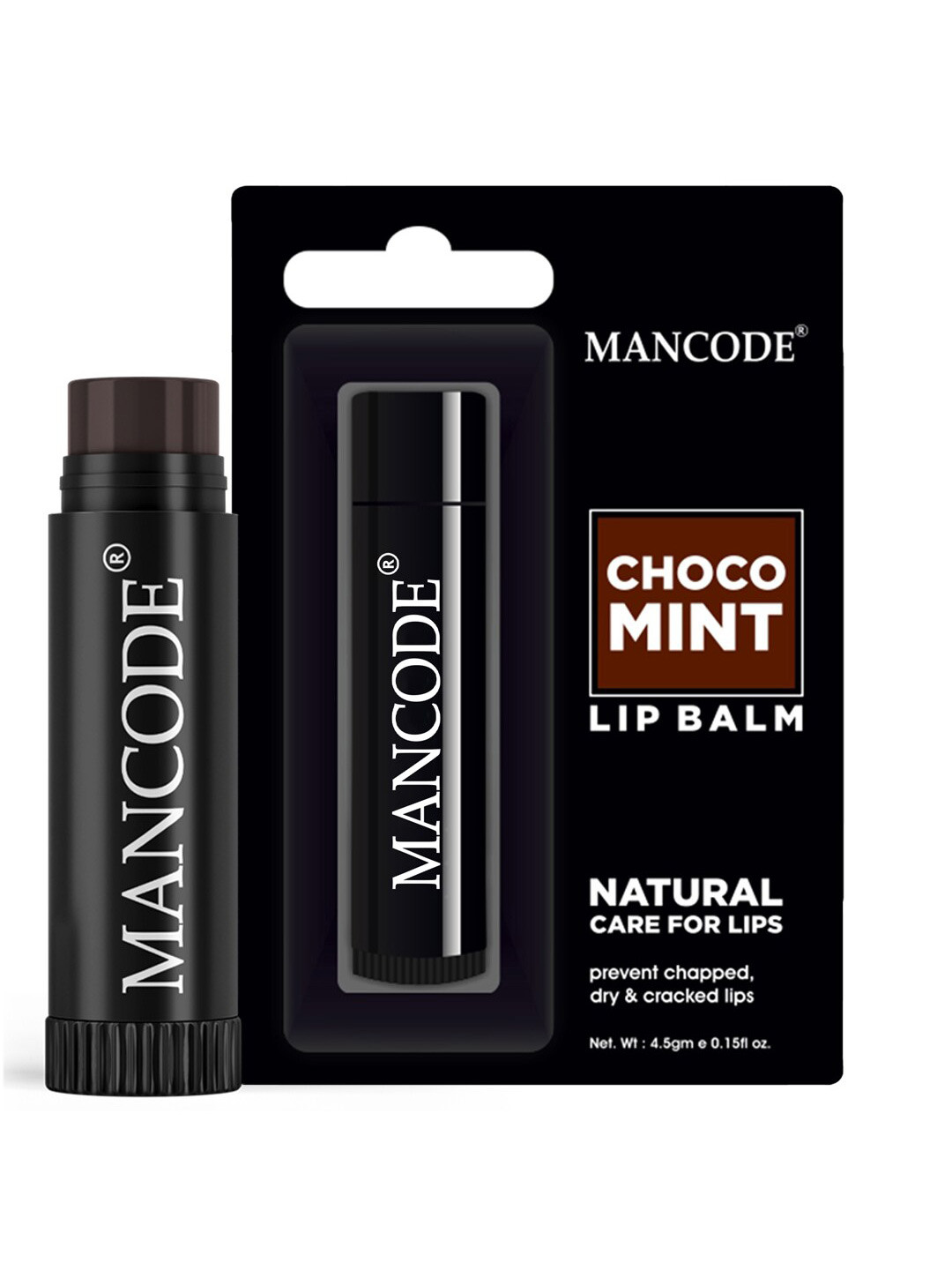 MANCODE Choco Mint Lip Balm With Mint Oil - 4.5g