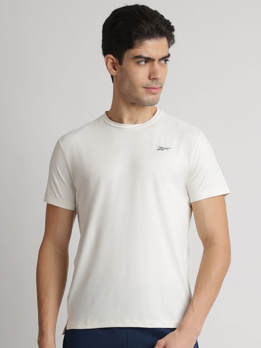 Reebok Brand Logo Printed Short Sleeve T-Shirts