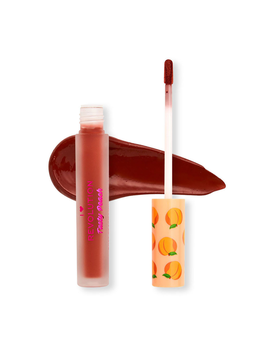 Makeup Revolution London I Heart Revolution Tasty Peach Soft Peach Liquid Lipstick-Delight