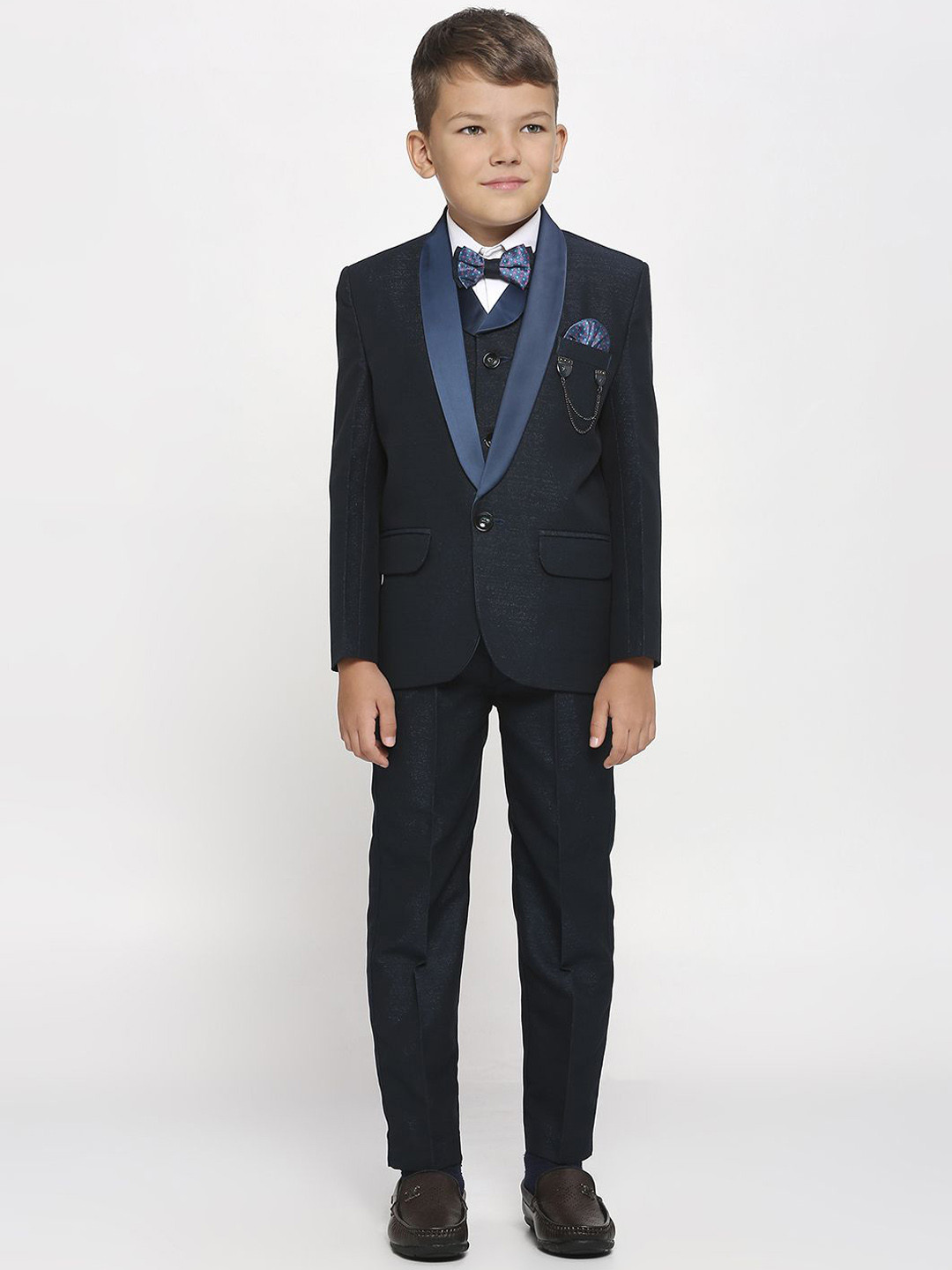 YK Infant Boys 5 Pcs Single Breasted Suits