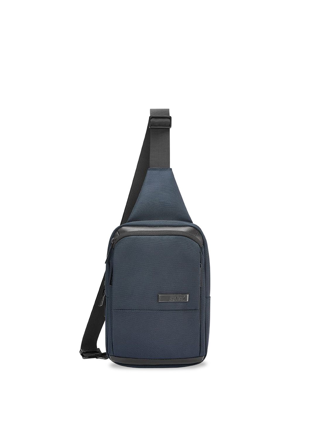 Safari Select Connect Blue Crossbody with Multipocket and Adjustable Straps Sling Bag