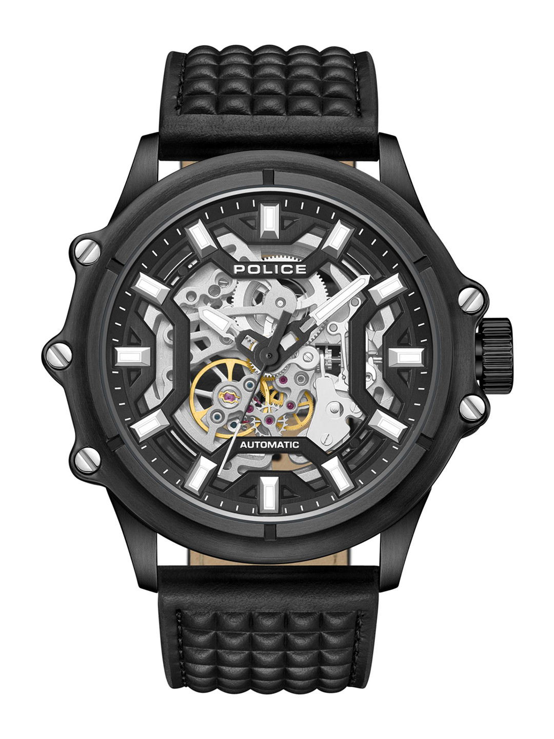 Police Men Dial & Leather Bracelet Style Straps Analogue and Digital Watch PLPEWGE1601801