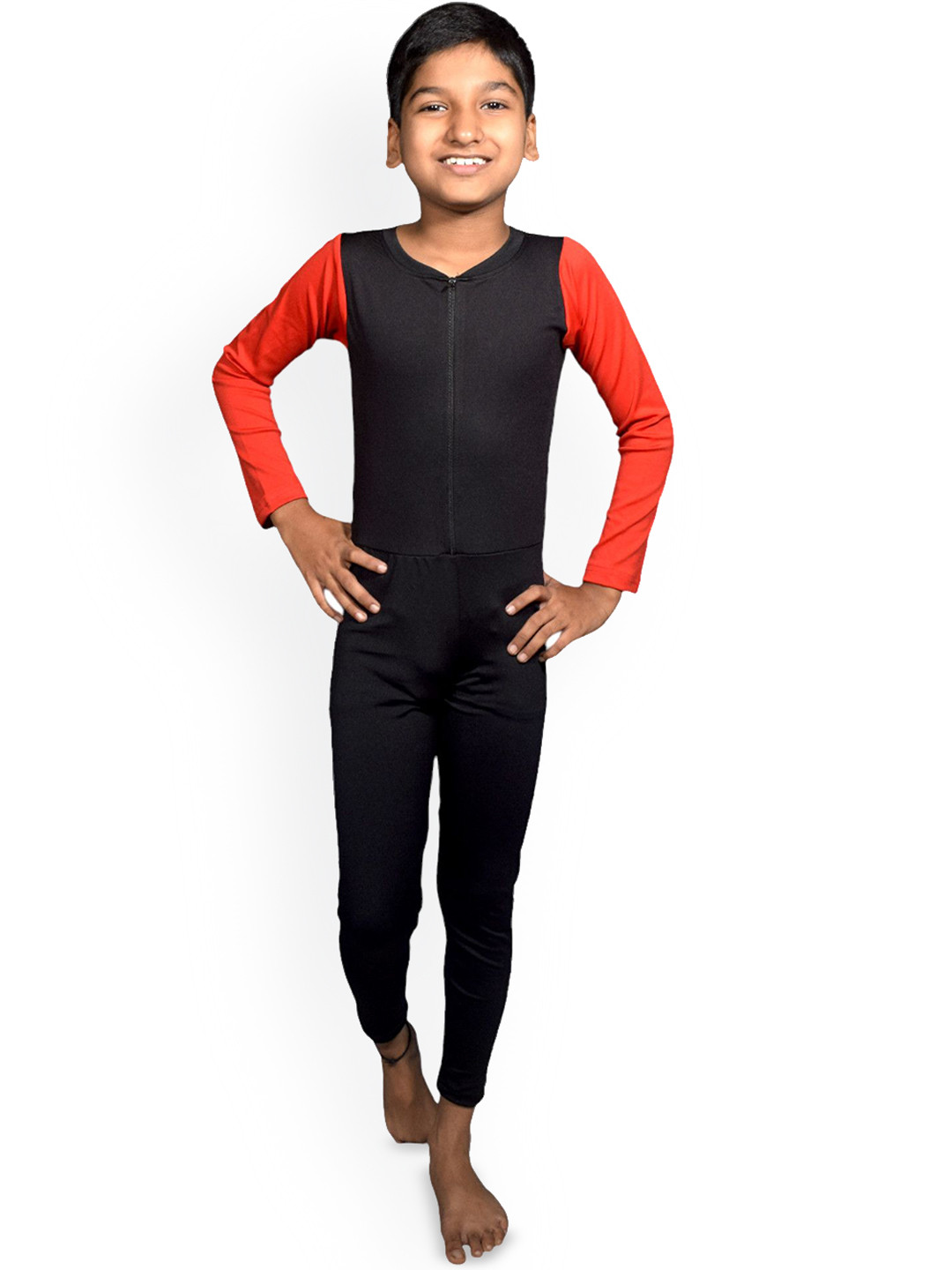 Aqua Holic Boys Colourblocked Medium Coverage Legsuit
