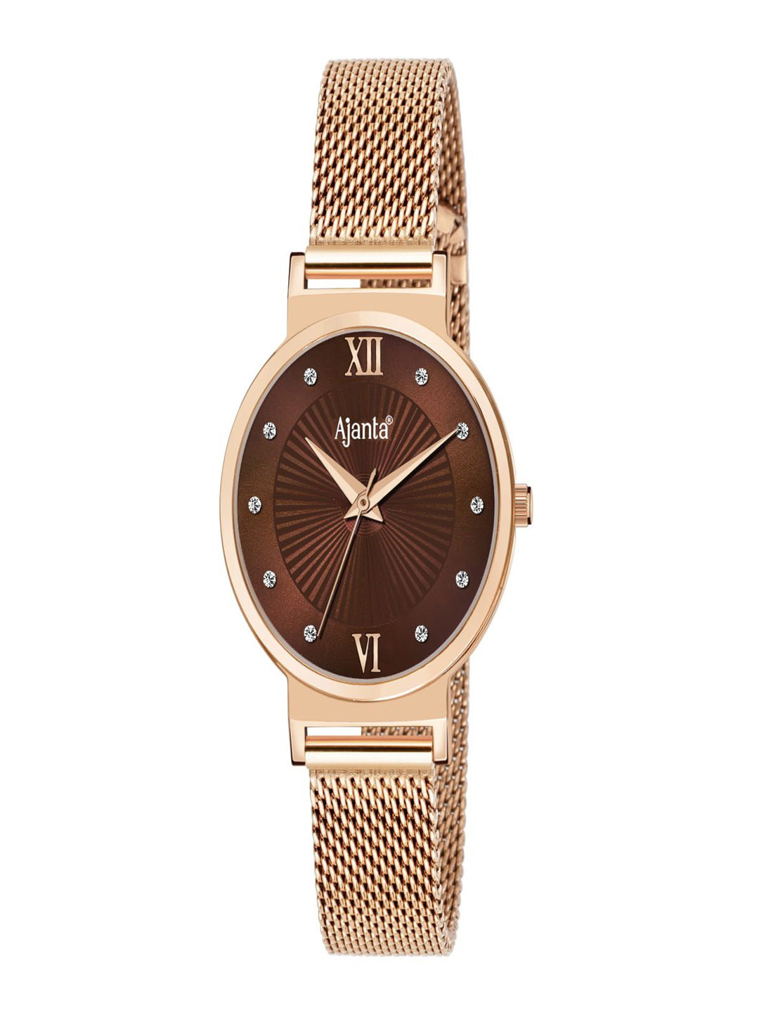 Ajanta Quartz Women Water Resistant Stainless Steel Straps Analogue Watch AWC117ESL 4