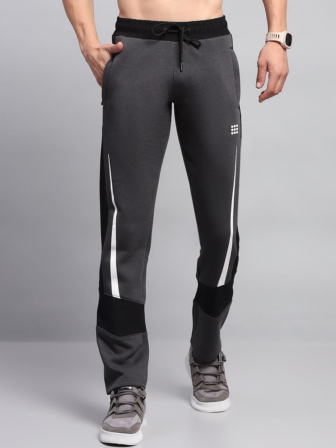 rock.it Men Mid-Rise Drawstring Track Pants