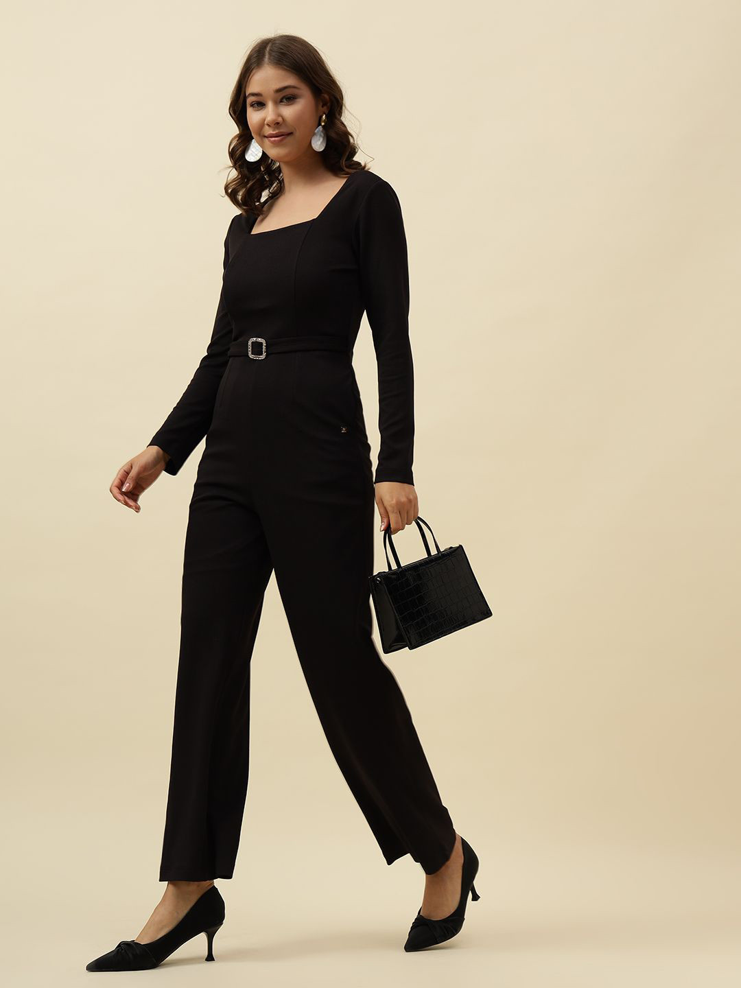 Beatnik Long Sleeves Basic Jumpsuit